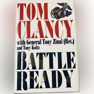 🍄New Military Novel “Battle Ready” Tom Clancy Hardback Book Novel